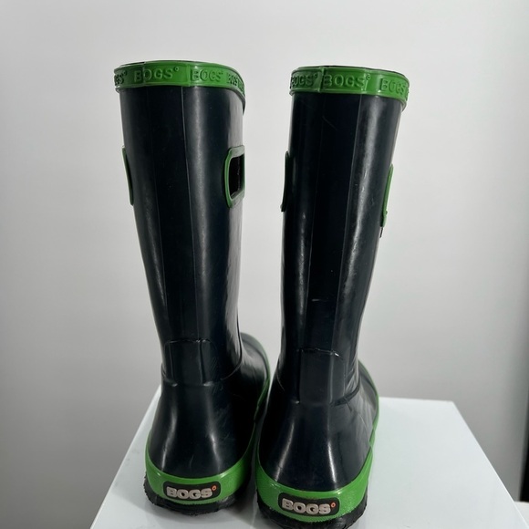 BOGS Solid Rubber Rain Boots Youth US Size 2 - Picture 6 of 8